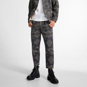 BNWT AW23 BY THE OAK PAISLEY MOSAIC PANTS 40